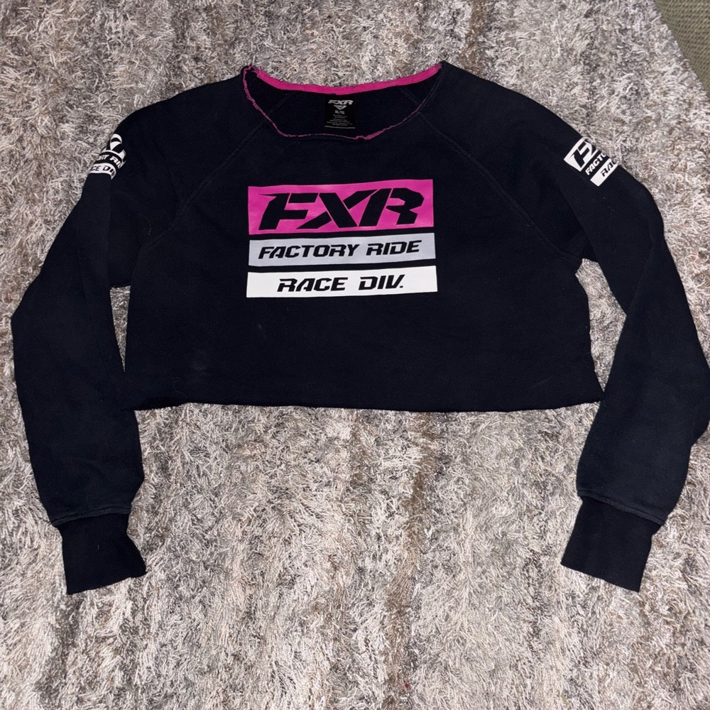 FXR cropped crewneck.